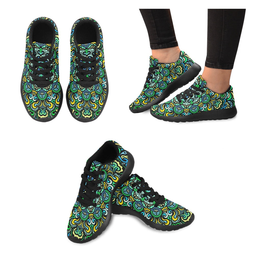 Synchronicity Mandala Kid’s Shoes
