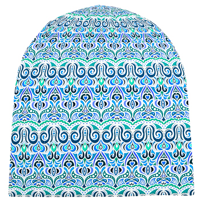 Turquoise - Blue Velvet Hat