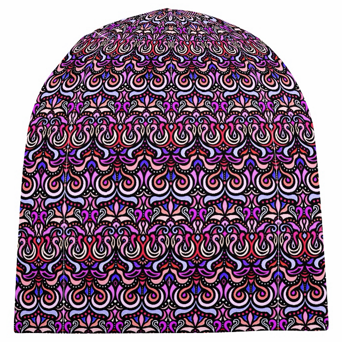 Pink - Purple - Coral Velvet Hat