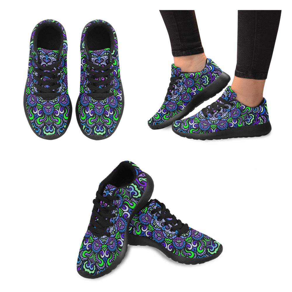 Synchronicity Mandala Kid’s Shoes