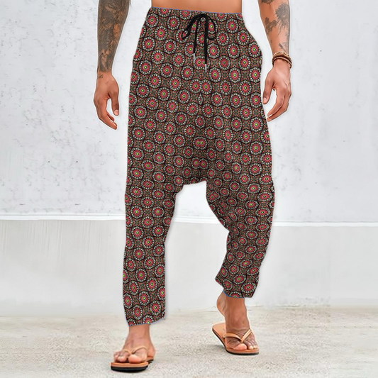 Red - Green Velvet Harem Pants 216