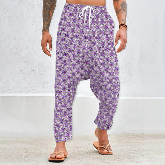 Purple - Red Velvet Harem Pants 216i