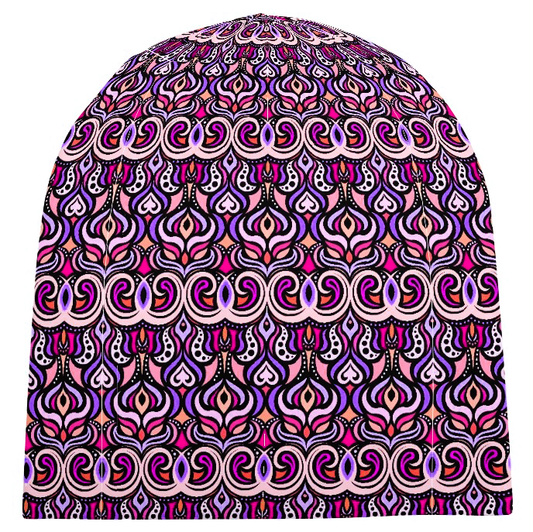 Pink - Purple - Coral Velvet Hat