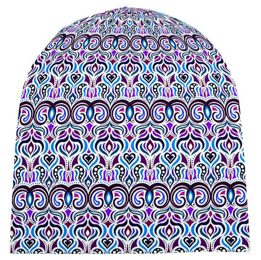 Blue - Purple - Maroon Velvet Hat