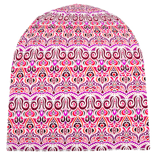 Red - Pink - Maroon Velvet Hat