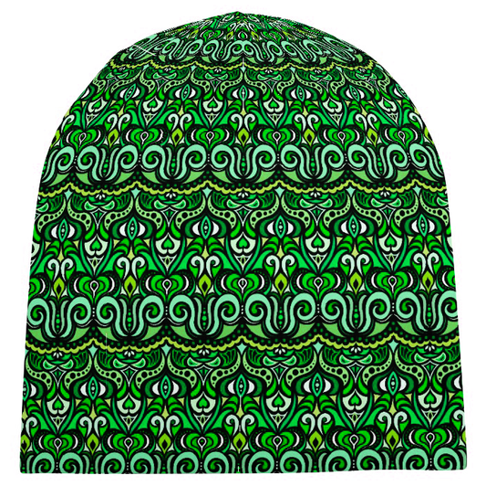 Green - Chartreuse Velvet Hat