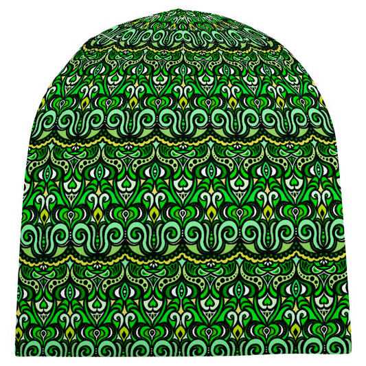 Green - Chartreuse Velvet Hat