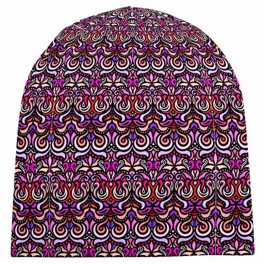 Pink - Purple - Red Velvet Hat